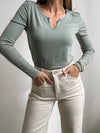 Ellery Long Sleeve in Sage Green