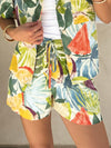 Mai Tai Linen Shorts - Stitch And Feather