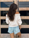 Nolan Off The Shoulder Sweater - Stitch And Feather