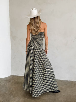 Taylor Plaid Maxi Dress