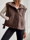 Whistler Sherpa Vest in Brown