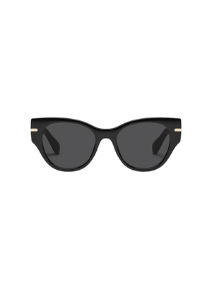 Chit Chat Sunnies in Blk/Smoke - Stitch And Feather