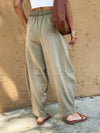 Ramona Barrel Sweatpants in Olive - Stitch And Feather
