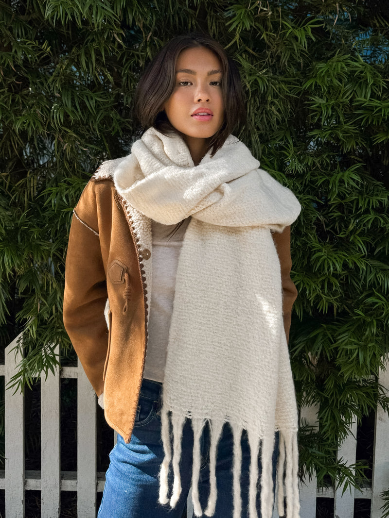 Juno Scarf in Ivory