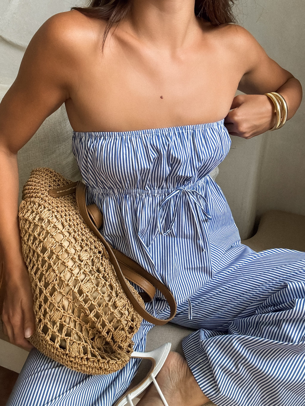 Riviera Stripe Tube Top - Stitch And Feather