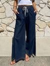 Pacifica Denim Wide Leg Pants - Stitch And Feather