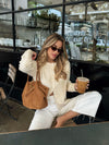 Sabelle Knit Sweater in Yellow - Stitch And Feather
