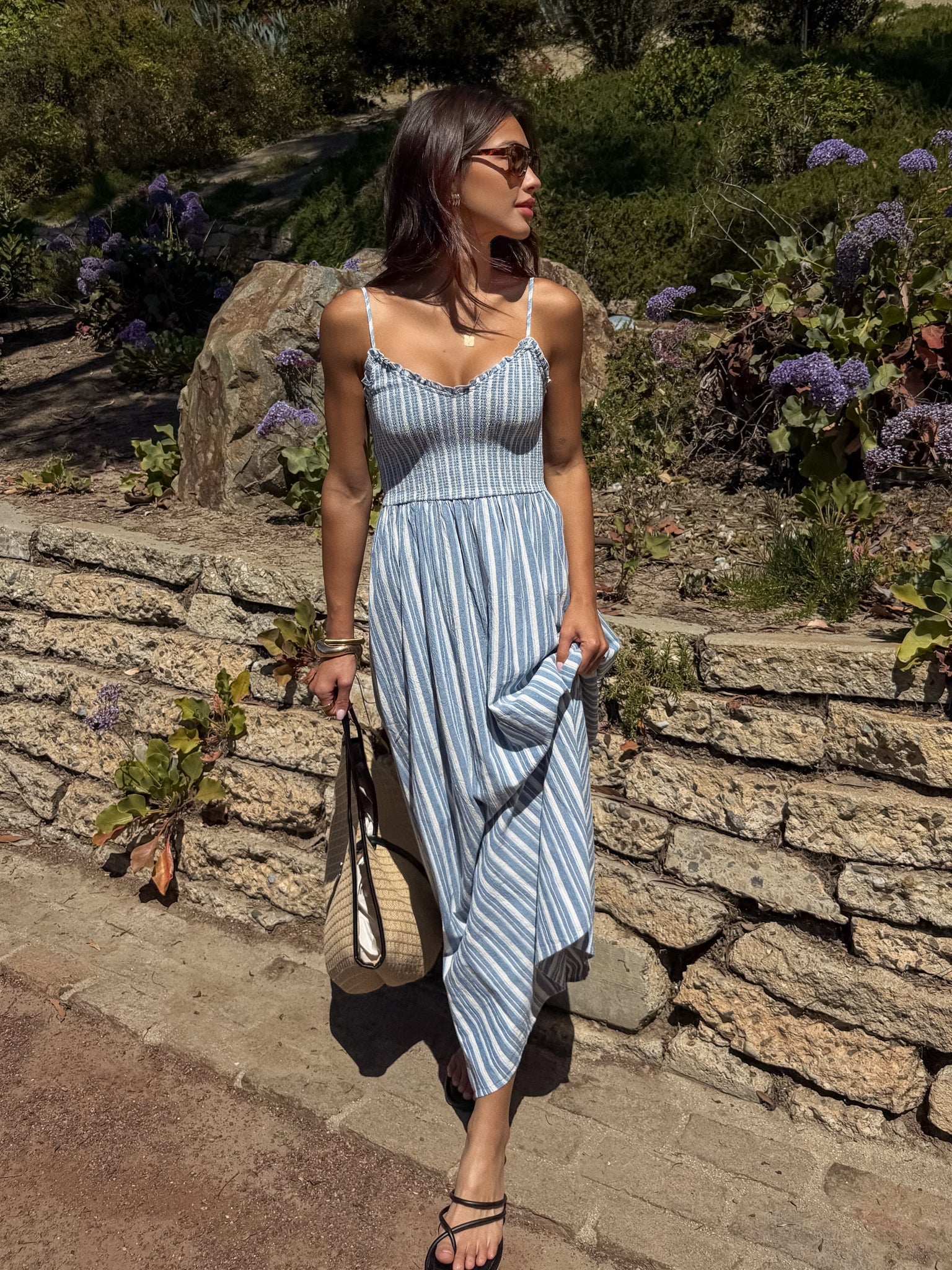 carmen bohemia cotton midi dress UO Carmen Bohemia Midi Dress