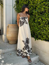 Missed Flights Floral Midi Dress - Stitch And Feather