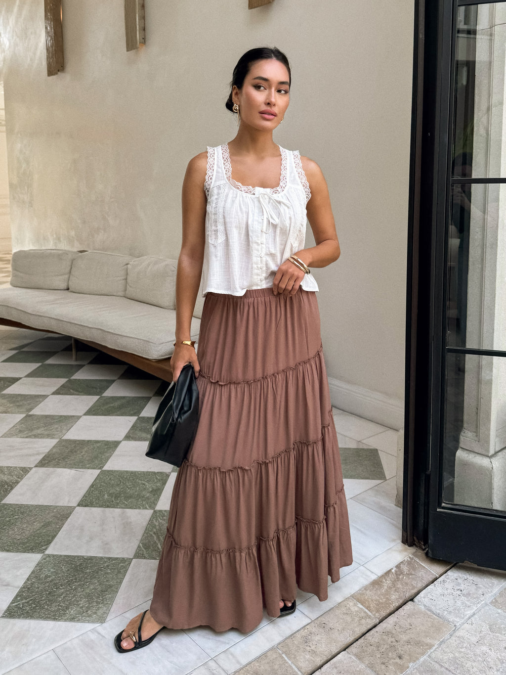 Sweet Nothings Midi Skirt - Stitch And Feather
