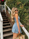 Eyes on You Denim Mini Dress - Stitch And Feather