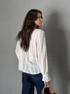 Maritza Ruffle Tie Blouse