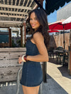Margot Denim Romper - Stitch And Feather