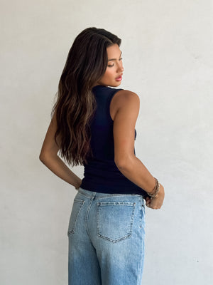 Cait Scoop Neck Tank - Stitch And Feather