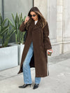 West Village Vegan Suede Coat