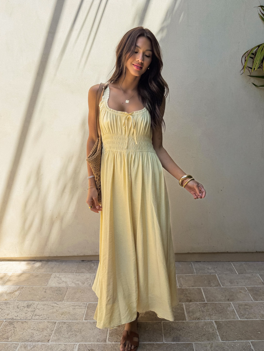 chinese dress ladies PRETTYGARDEN Womens 2026 Casual Long Summer Dresses Sleeveless Strappy  Loose Flowy Beach Vacation Maxi Dress with Pockets (Apricot,Small) at  Amazon Women's Clothing store main image 0