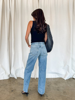 Collette Straight Leg Jeans - Stitch And Feather