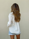 Lanie Lace Button Up - Stitch And Feather