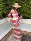 Villa Crochet Maxi Dress - Stitch And Feather
