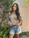 Aria Ribbed Sweater in Olive - Stitch And Feather