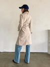 London Belted Coat in Oatmeal