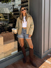 Kenni Barn Jacket in Sand - Stitch And Feather