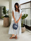 Costa Azul Stripe Dress - Stitch And Feather