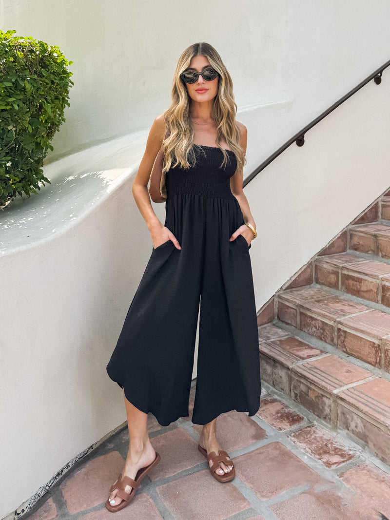 High Roller Strapless Jumpsuit - Stitch And Feather