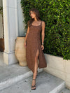 Wild Side Leopard Midi Dress - Stitch And Feather