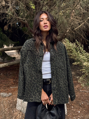 Ayana Leopard Print Shacket