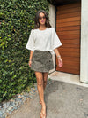 Beso Knit Top in ivory - Stitch And Feather