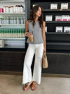 Parkside Gingham Button Top - Stitch And Feather