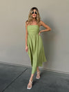 Elowen Pleated Midi Dress - Stitch And Feather