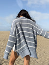 Jeanette Stripe Knit Cardigan - Stitch And Feather