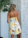 Goldie Knotted Mini Dress - Stitch And Feather