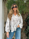 My Muse Floral Blouse - Stitch And Feather