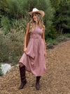 Charlie Gingham Midi Dress - Stitch And Feather