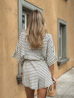 Montauk Stripe Romper - Stitch And Feather