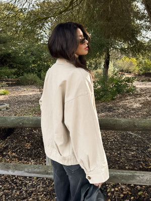 Tatum Asymmetrical Button Jacket