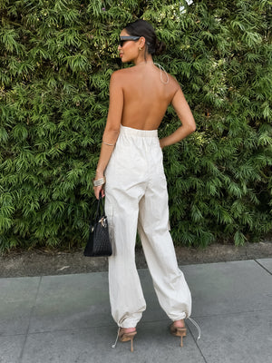 All About Confidence Cargo Jumpsuit - Final Sale - Stitch And Feather