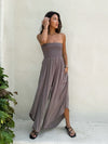 Walnut Grove Strapless Jumpsuit - Stitch And Feather