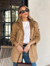 Golden Hour Faux Suede Blazer