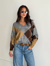 Marlow Argyle Knit Sweater