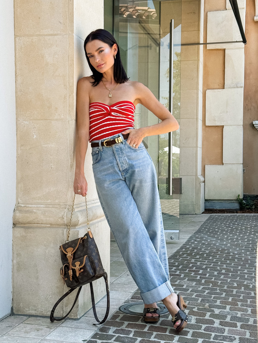 Strawberry Cream Tube Top - Stitch And Feather