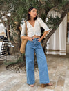 Sailor Jeans in Lily Blue - Stitch And Feather