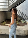 Ground Breakers Halter Top in White - Stitch And Feather