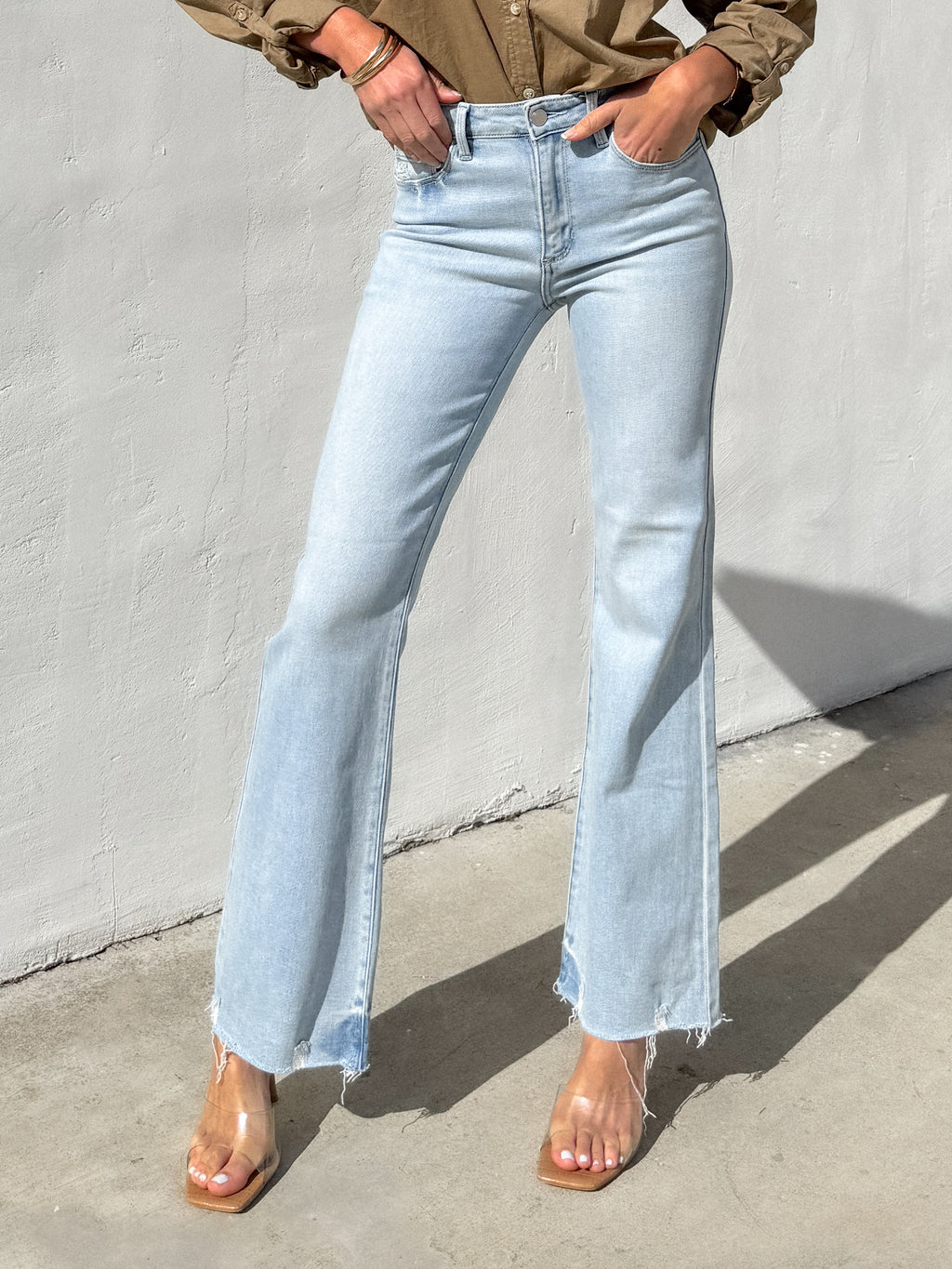 Brooke Kick Flare Jeans - Stitch And Feather
