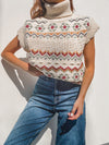 Alpine Turtleneck Knit Top - Stitch And Feather