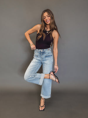 Revival Wide Leg Jeans - Stitch And Feather