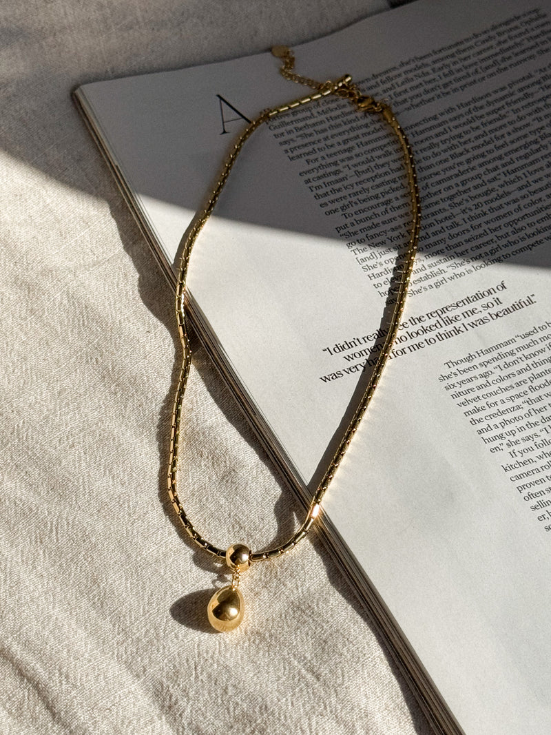 Lilo & Stitch Blue Pink Ohana Enamel Gold Tone Pendant Necklace – Gemnations